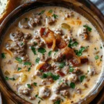 How to Make Philly Cheesesteak Soup with Bacon in One Pot