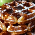 Apple Fritter Waffle Donuts