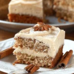 Applesauce Cake with Cinnamon Cream Cheese Frosting
