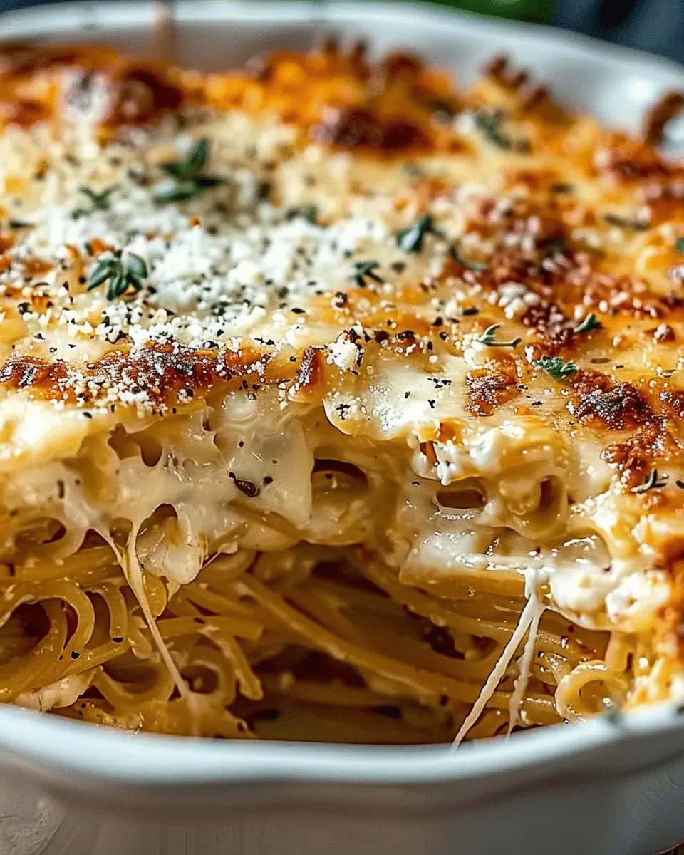 Baked Cream Cheese Spaghetti Casserole Recipe: Easy Turkey Bacon Twist