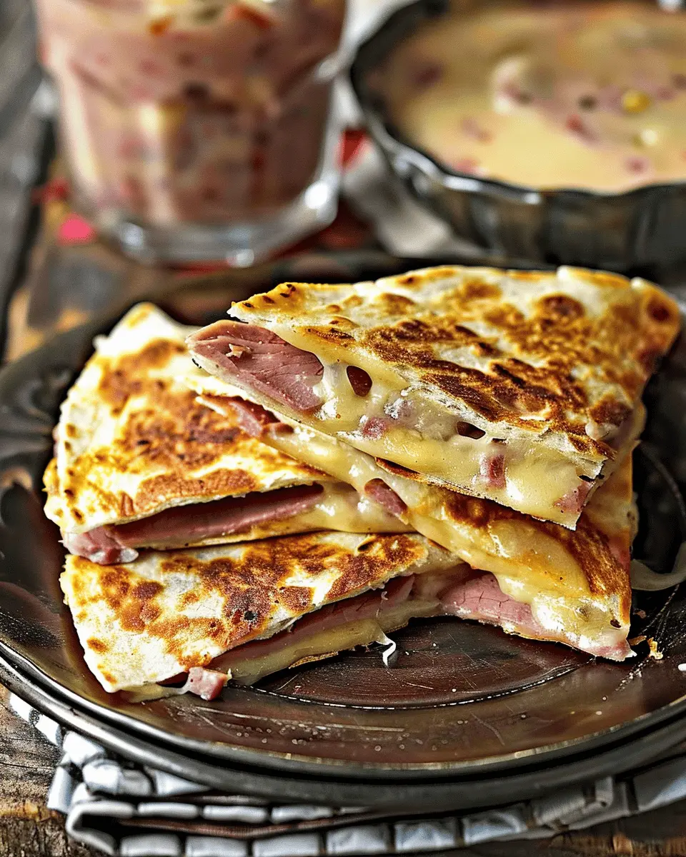 Corned Beef and Swiss Reuben Quesadillas: Easy, Flavorful Delight