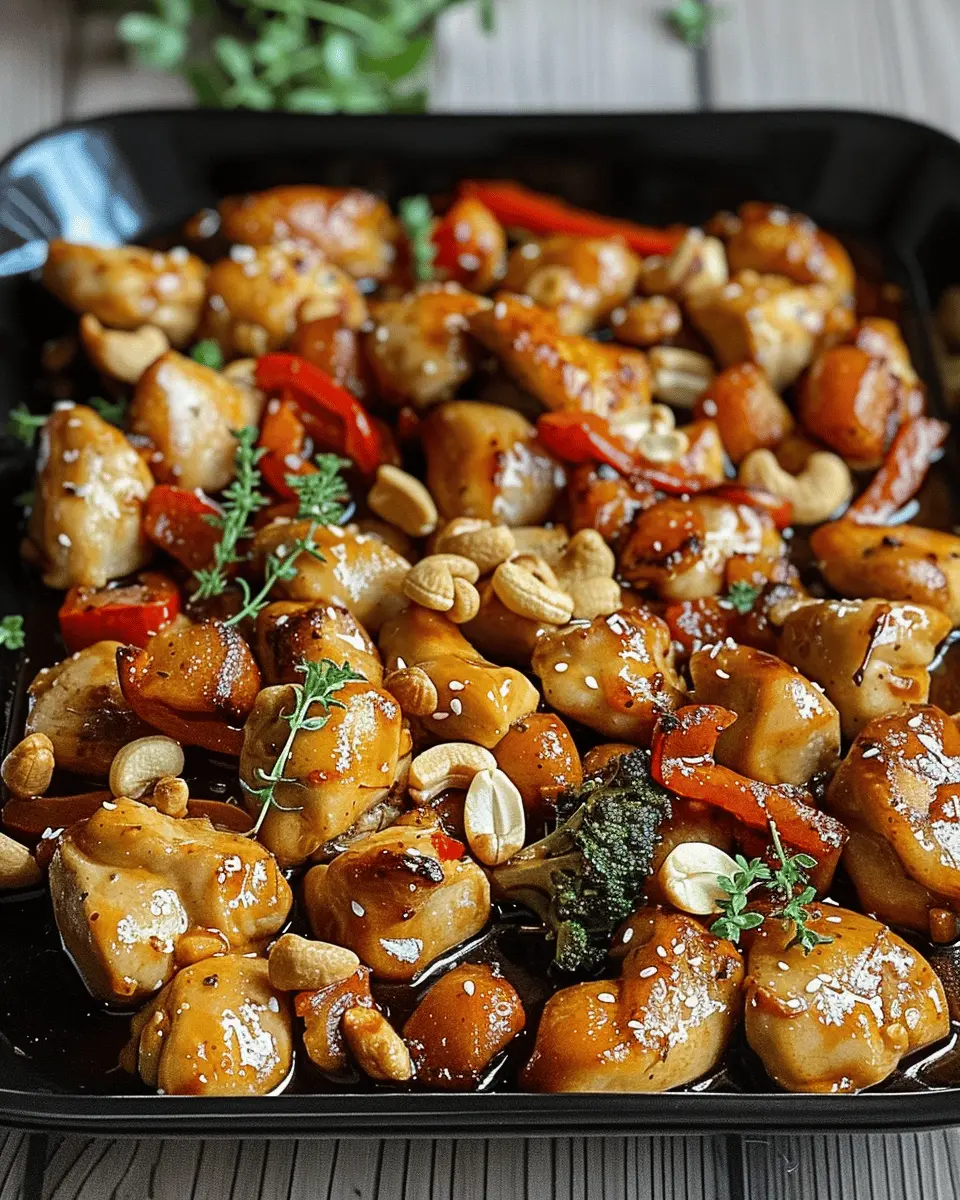 Easy Sheet Pan Cashew Chicken for Busy Weeknights Made Simple