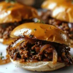 Irresistible French Onion Beef Sloppy Joes