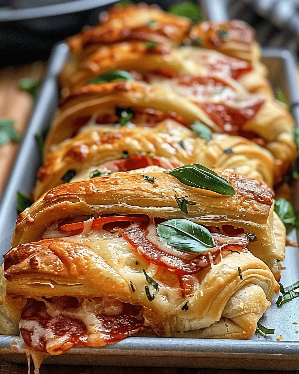 Italian Crescent Roll Sandwich Bake – Easy Party Favorite with Turkey Bacon and Chicken Ham
