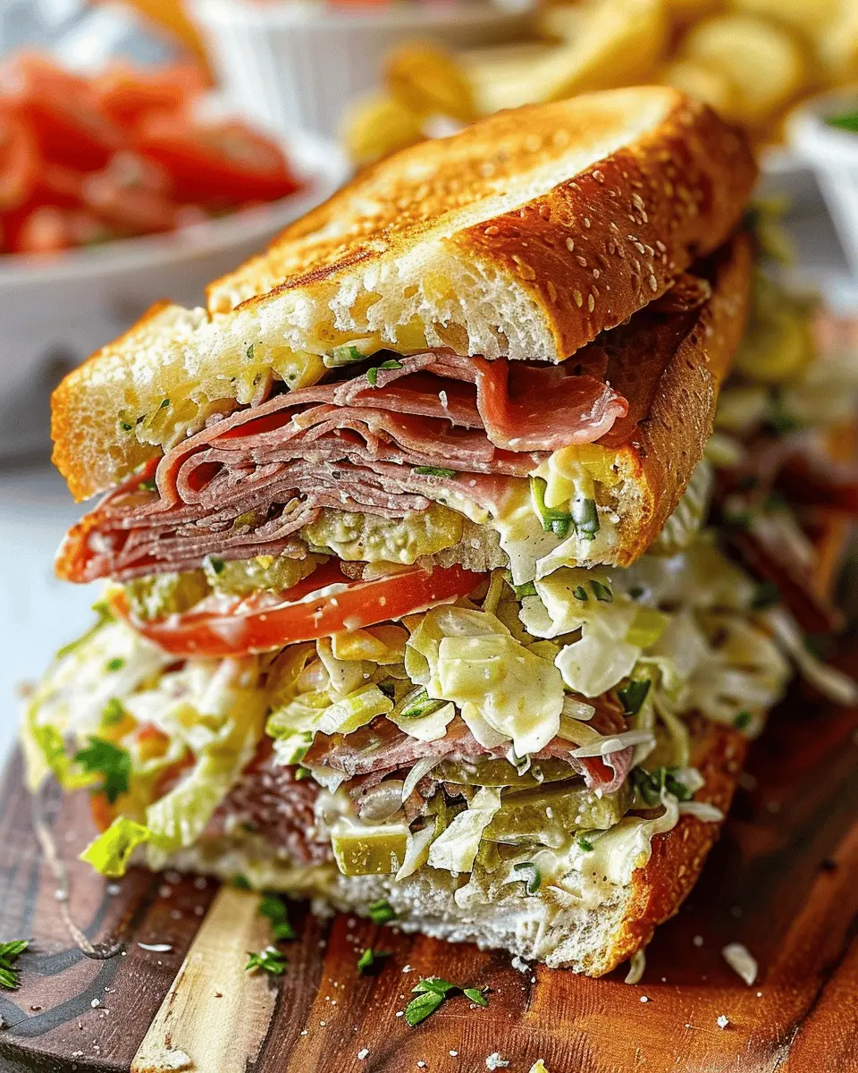 Italian Grinder Salad Sandwich: A Fresh Twist with Turkey Bacon