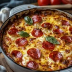 Pizza Style Cottage Cheese Bake – Easy Protein-Packed Dinner
