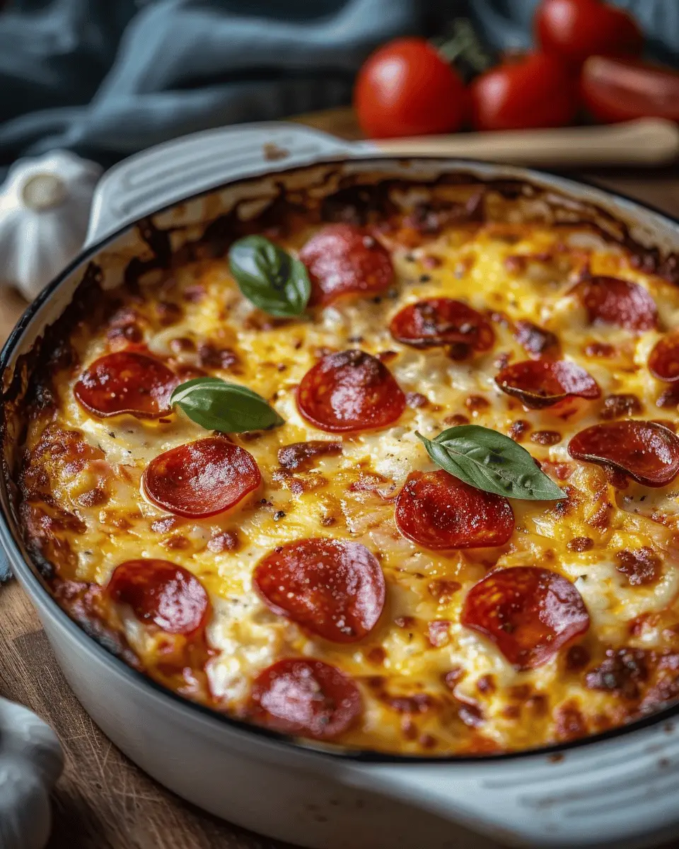 Pizza Style Cottage Cheese Bake: Easy Protein-Packed Dinner Delight