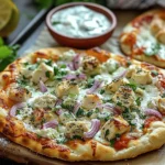Tzatziki Chicken Pizza