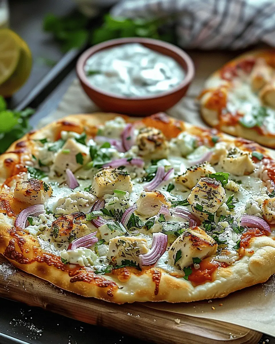 Tzatziki Chicken Pizza: The Best Homemade Flavor Adventure