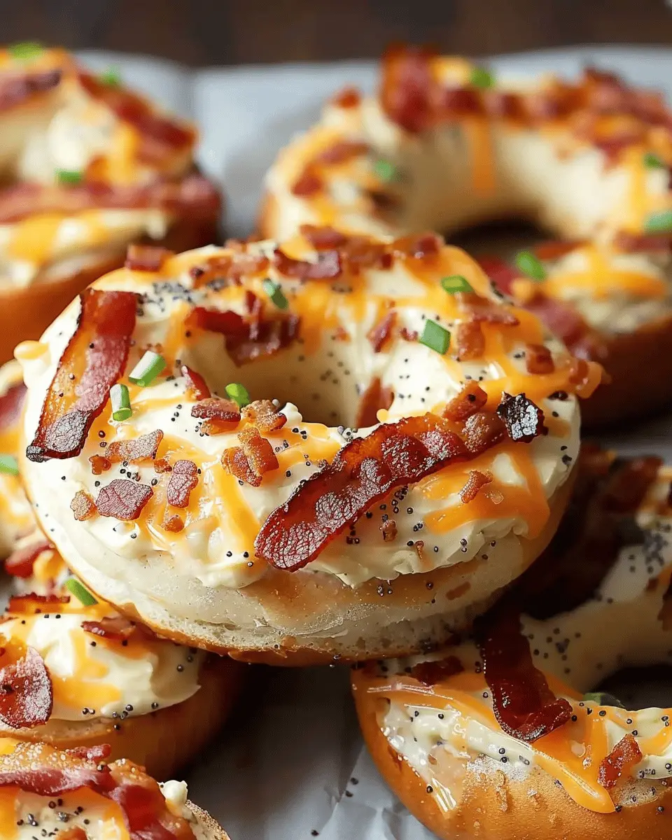 Zesty Turkey Bacon Cream Cheese Bagels: A Flavorful Treat
