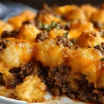 Tater Tot Casserole with Ground Beef