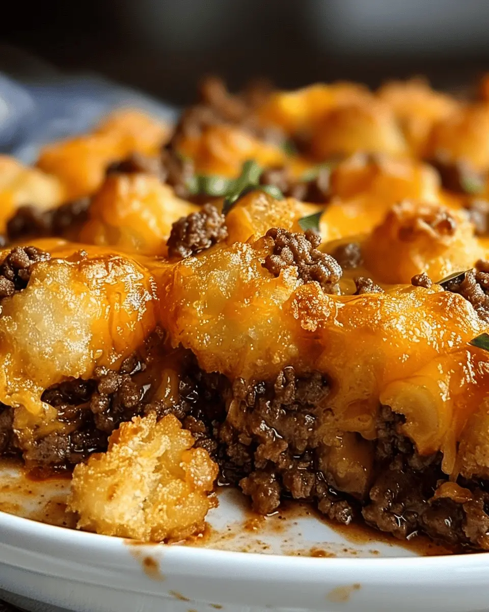 Tater Tot Casserole with Ground Beef: Easy Family Comfort Food