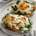 Spinach and Cheese Egg white breakfast