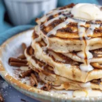 Cinnamon roll pancakes (For Breakfast)