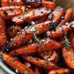 Honey Balsamic Roasted Carrots