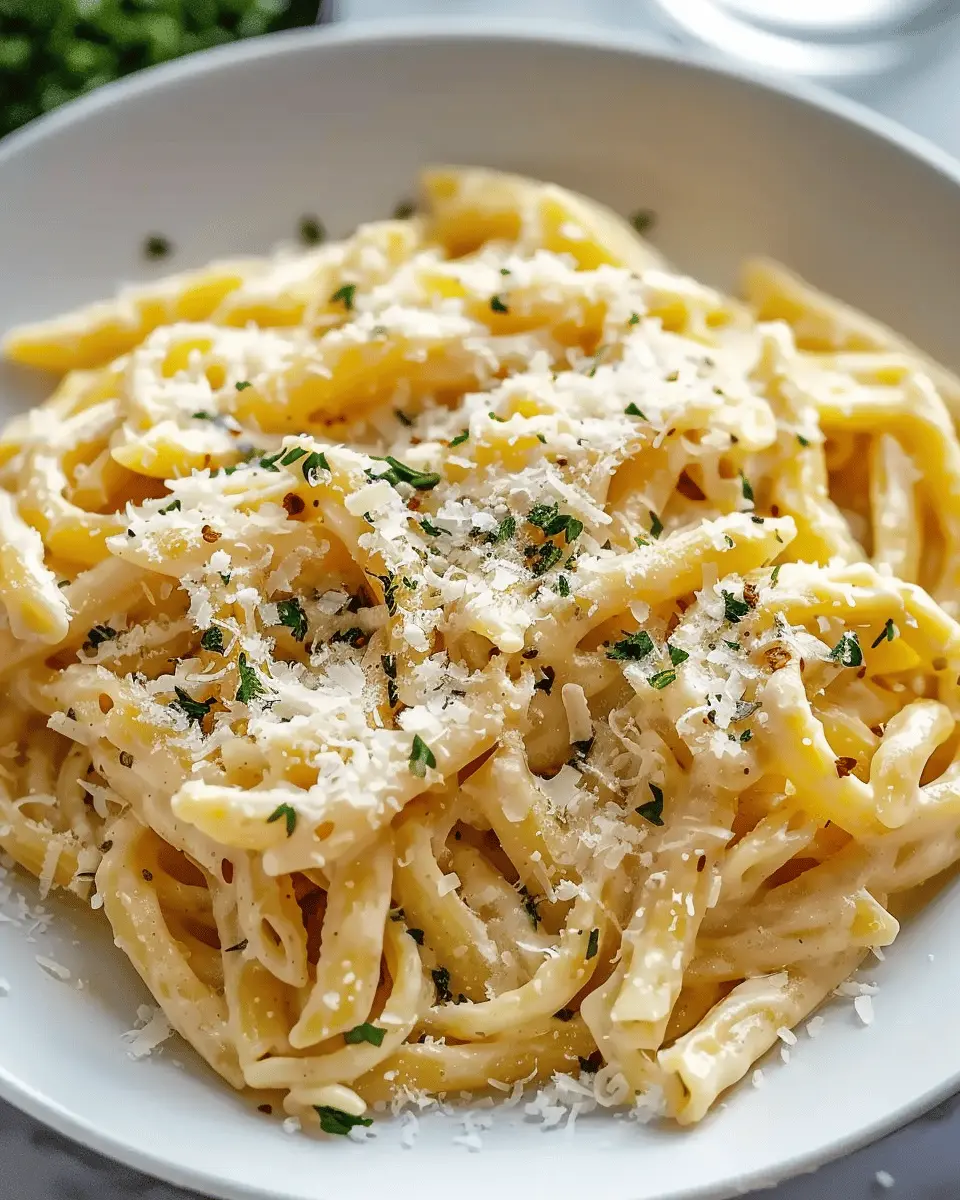 One Pot Creamy Garlic Pasta: Easy 20-Minute Indulgence with Turkey Bacon
