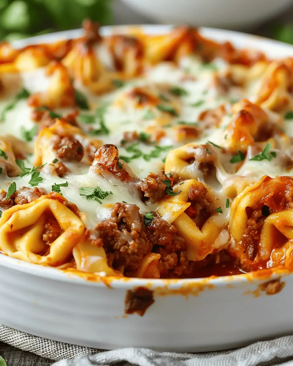 Irresistible Beefy Tortellini Bake: The Ultimate Cozy Delight
