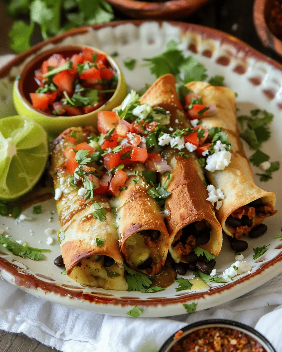 Black Bean Flautas: Easy, Delicious Treat for Everyone