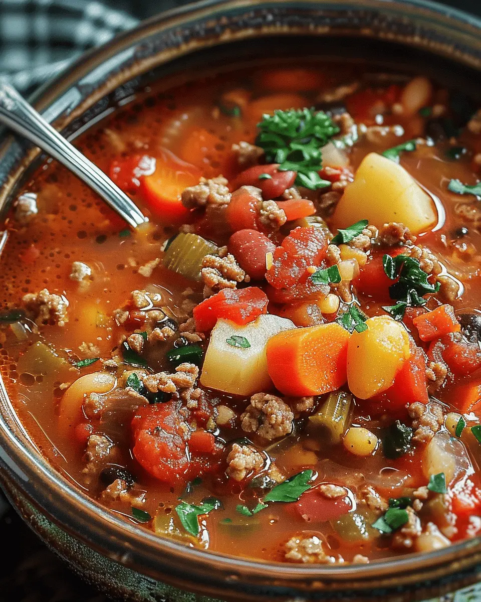 Cowboy Soup: Hearty and Easy Turkey Bacon & Chicken Ham Delight