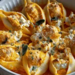 Creamy Pumpkin Ricotta Stuffed Shells Recipe