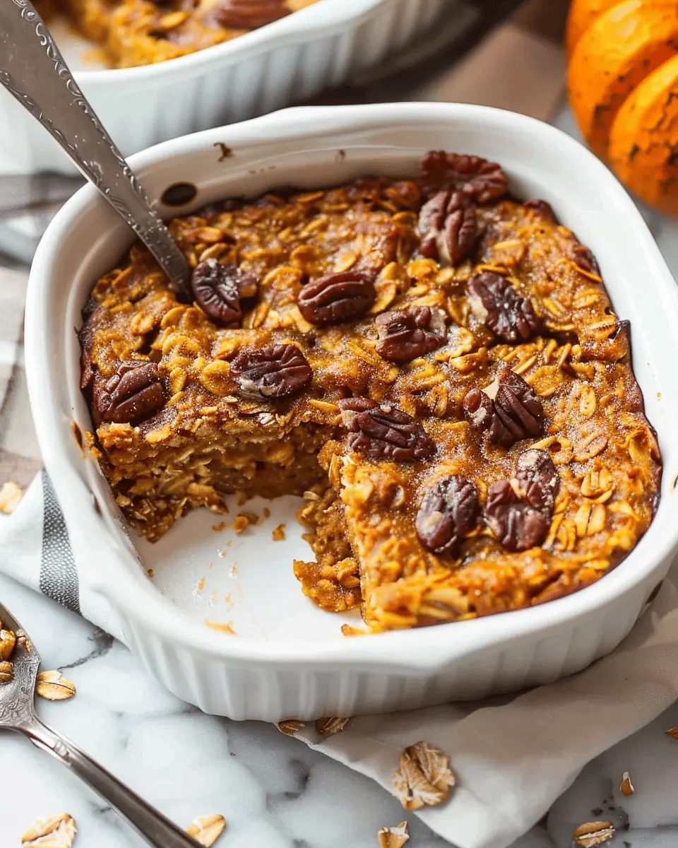 Pumpkin Baked Oatmeal: An Easy and Comforting Fall Treat