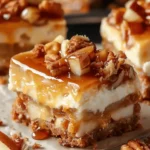 Caramel Apple Cheesecake Bars
