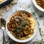 Hearty Vegan Lentil Mushroom Stew