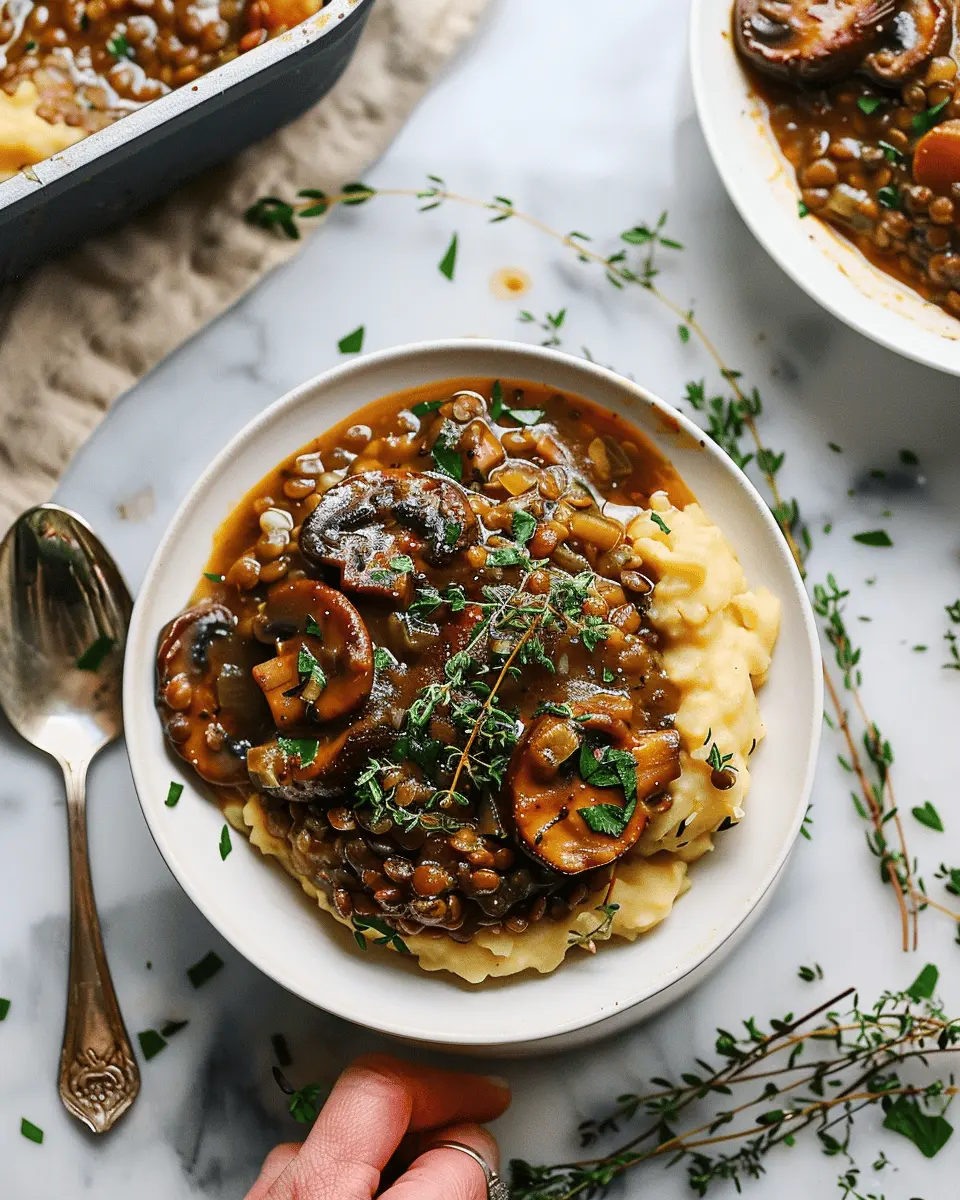 Hearty Vegan Lentil Mushroom Stew: A Comforting Delight to Savor
