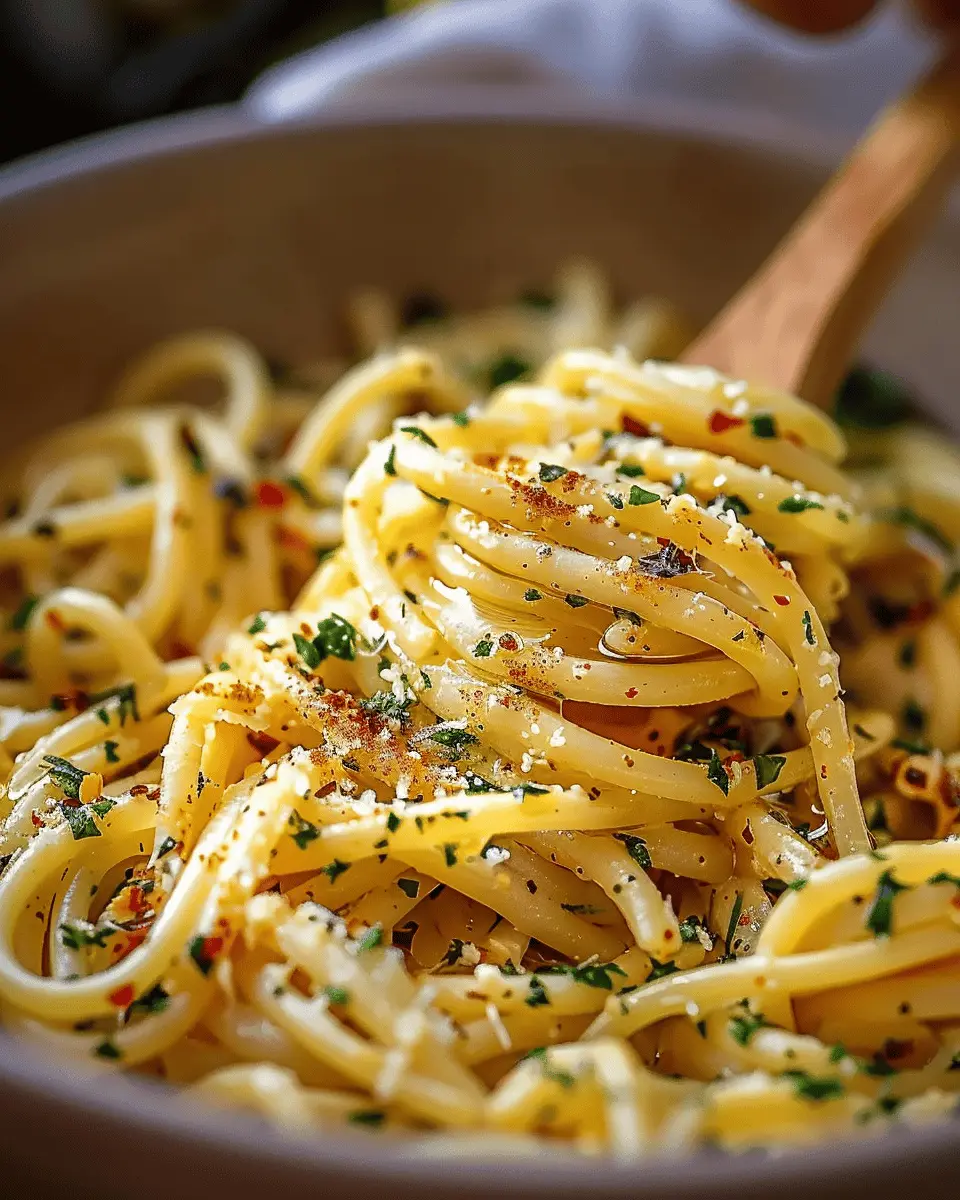 Italian Pasta with Garlic Olive Oil Sauce: The Easy Comfort Dish