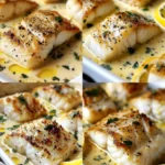 Baked Cod in Coconut Lemon Cream Sauce for Busy Weeknights