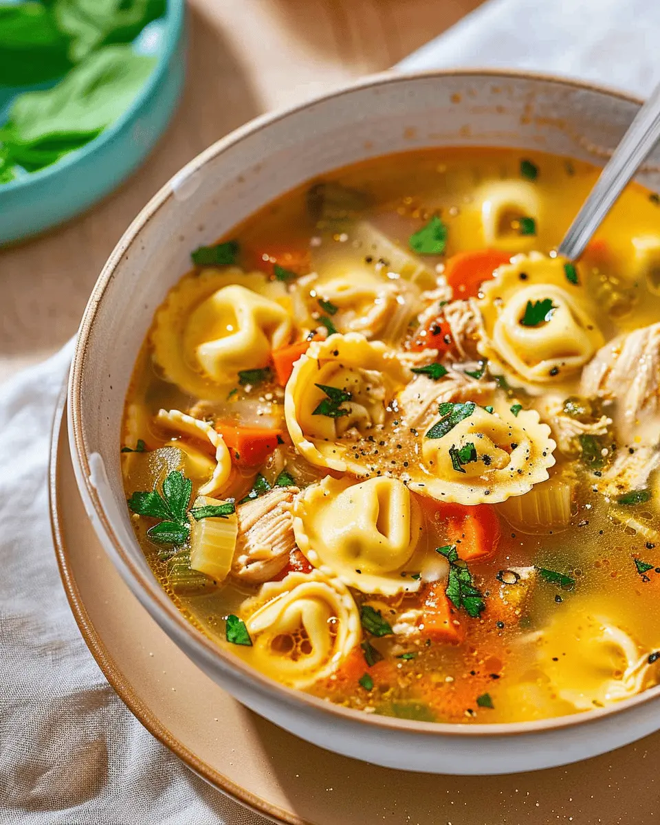 Chicken Tortellini Soup Recipe: The Best Comfort Food for All Ages