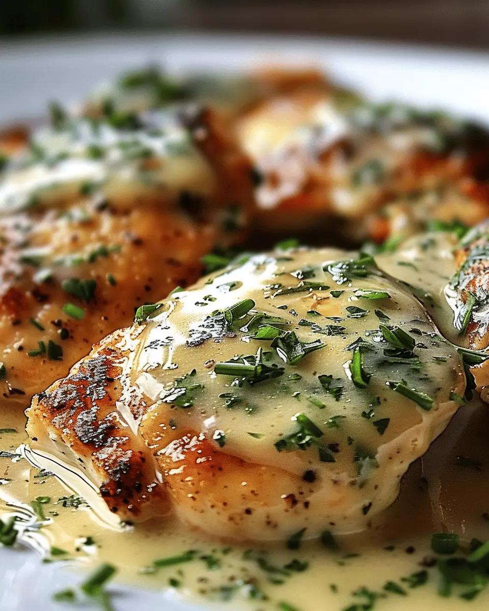 Chicken with Boursin Sauce: Easy Garlic &amp; Herb Delight for Dinner