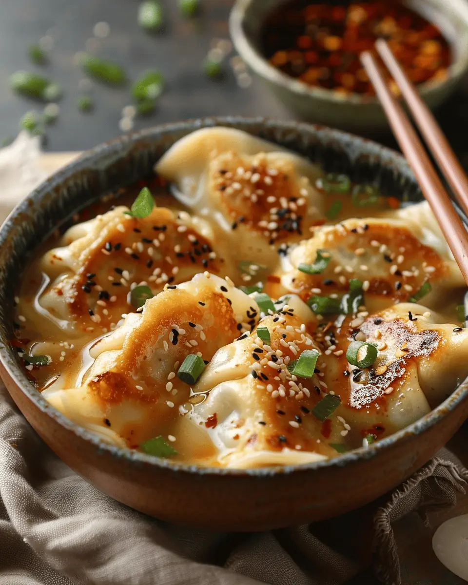 Comforting Potsticker Soup: A Warm and Satisfying Hug in a Bowl