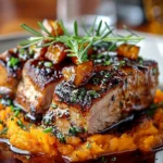 Apple Cider Pork with Mashed Sweet Potatoes Recipe