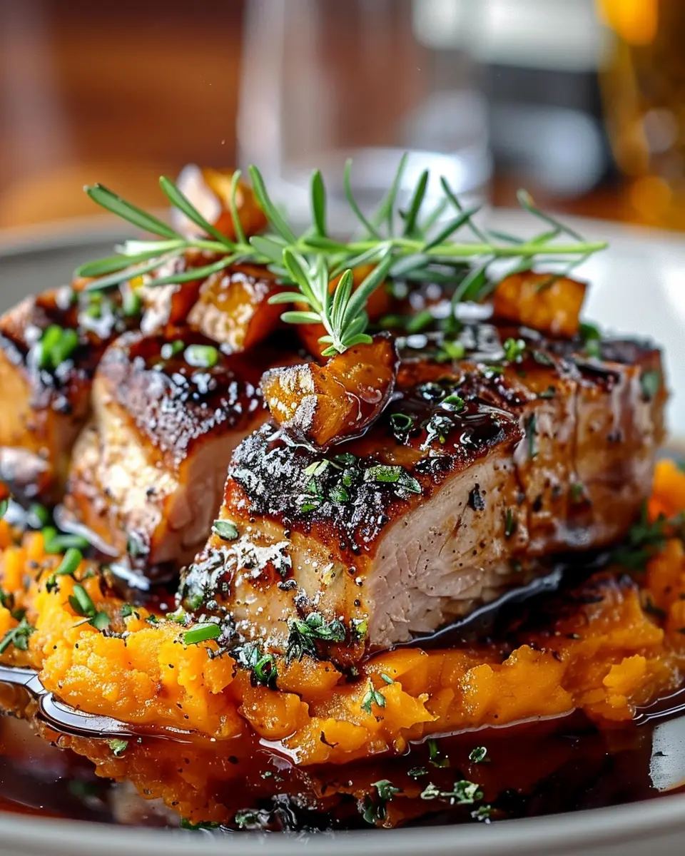 Apple Cider Pork: Juicy Recipe with Creamy Mashed Sweet Potatoes