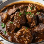 Slow Cooker Beef Manhattan