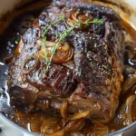 Comforting French Onion Pot Roast