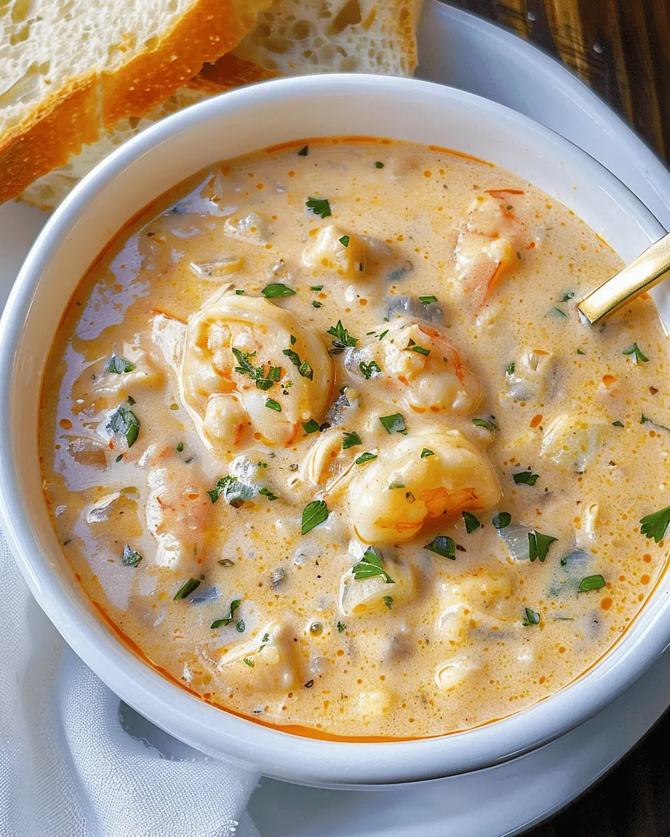 Crab and Shrimp Seafood Bisque: A Decadent Homemade Delight