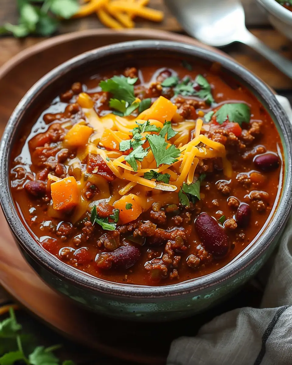 Pumpkin Chili: The Best Cozy Recipe with Turkey Bacon and Chicken Ham