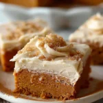 Pumpkin Bars with Brown Sugar Frosting | Easy Fall Dessert Recipe