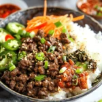 Quick & Easy Korean Ground Beef Bowl – Better Than Takeout!