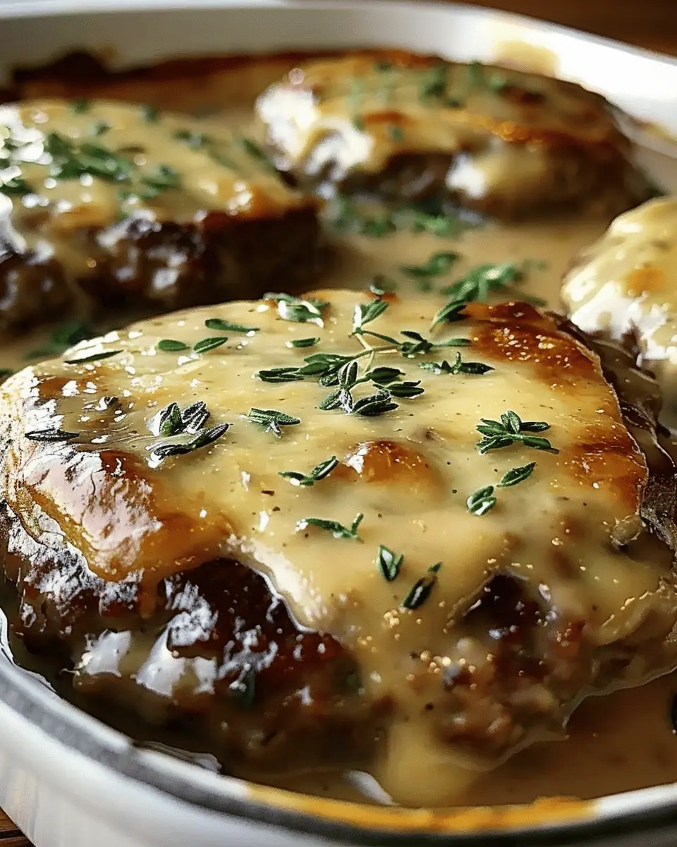 Amish Hamburger Steak Bake: Easy Comfort Food with Turkey Bacon