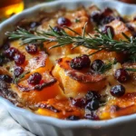 Sweet Potato & Cranberry Gratin