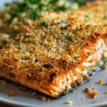 Crispy Parmesan Crusted Baked Salmon: 1 amazing dish
