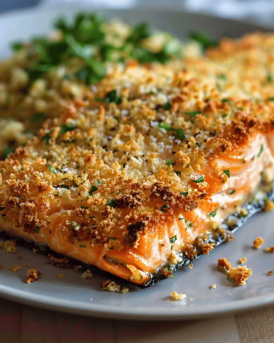Crispy Parmesan Crusted Baked Salmon: A Juicy Delight for Home Chefs