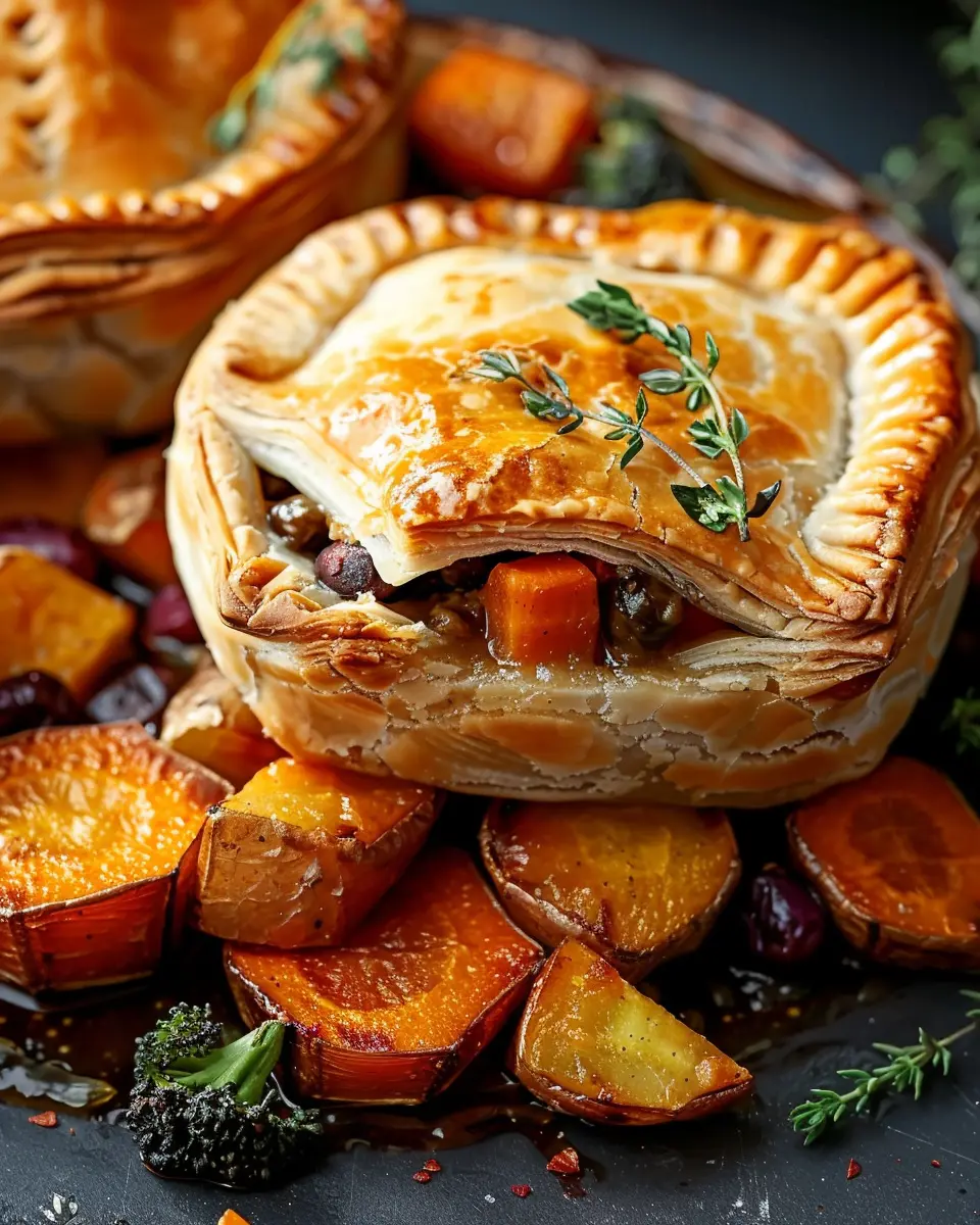 Roasted Autumn Vegetable Pot Pies: Cozy Comfort Food Delight