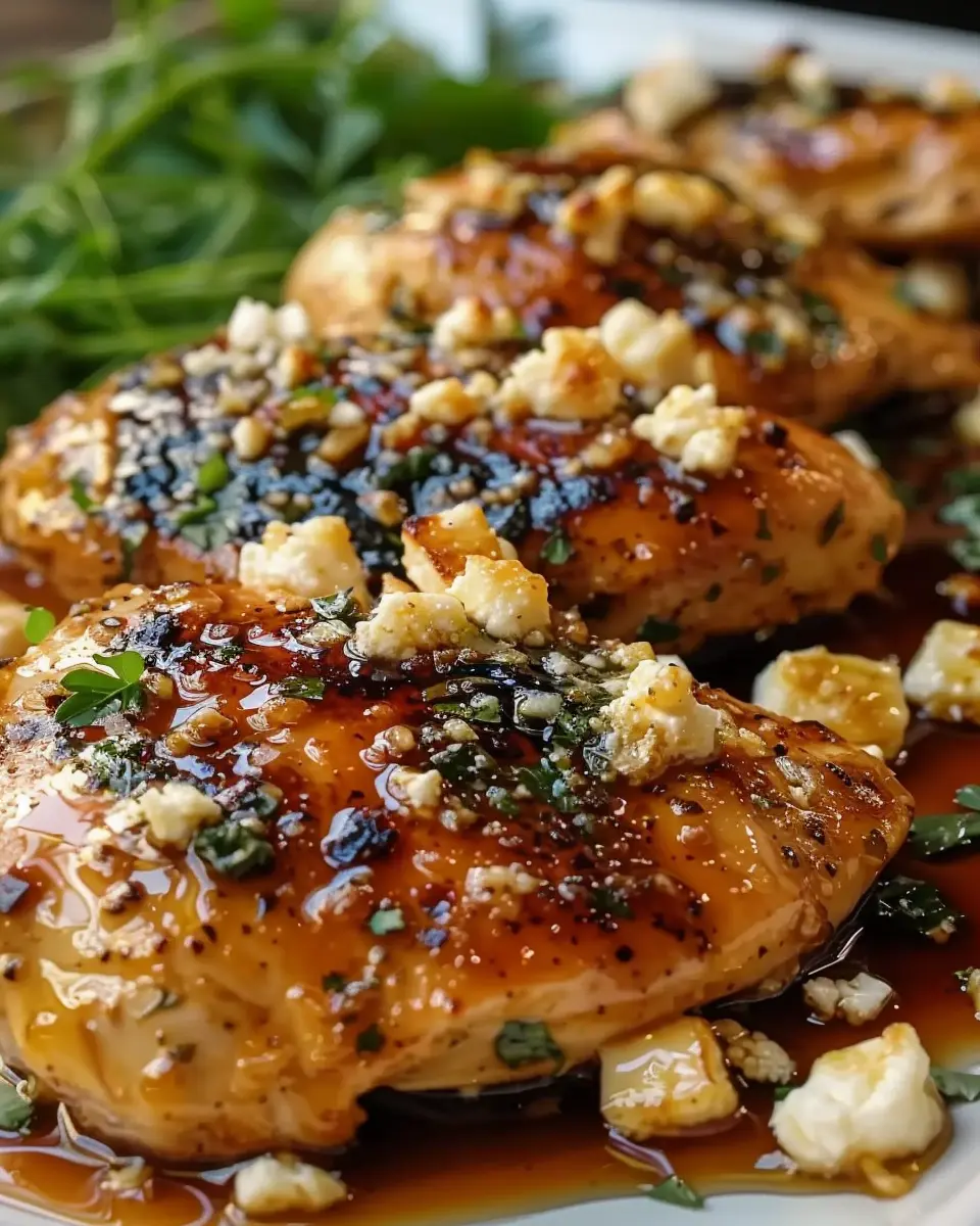 Hot Honey Infused Feta Chicken: A Juicy Twist on Comfort Food
