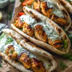 Sheet Pan Chicken Pitas with Herby Ranch