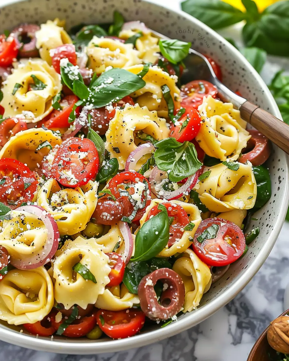 Tortellini Pasta Salad: The Best Easy Summer Delight with Turkey Bacon