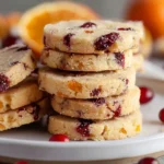 Cranberry Orange Shortbread Cookies Recipe